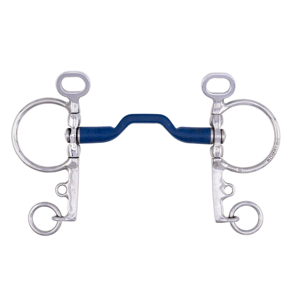 Bombers Pelham 55 Bomber Blue Bit W/ Swivel
