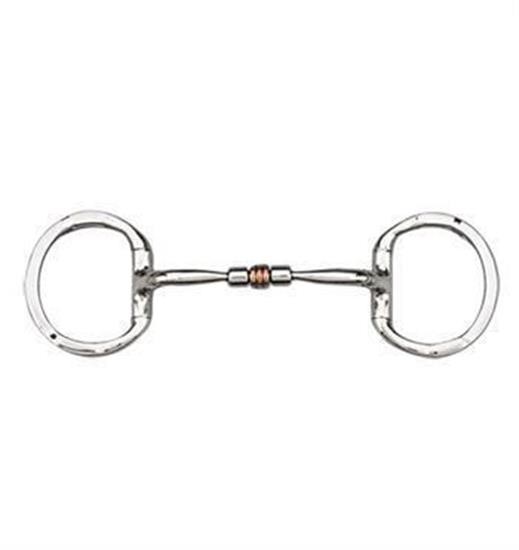 Myler Eggbutt Wide Barrel Bit W/ Hooks - Level 1