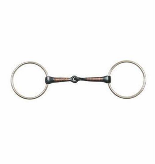 Metalab Loose Ring Sweet Iron Snaffle W/ Copper Inlay – Greenhawk USA