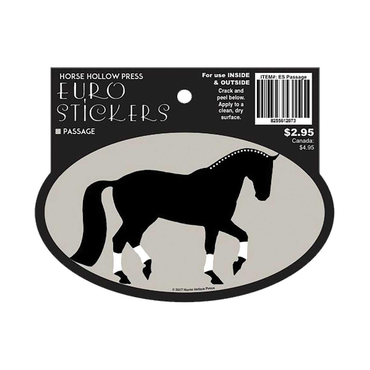 Vinyl Dressage Window Decal