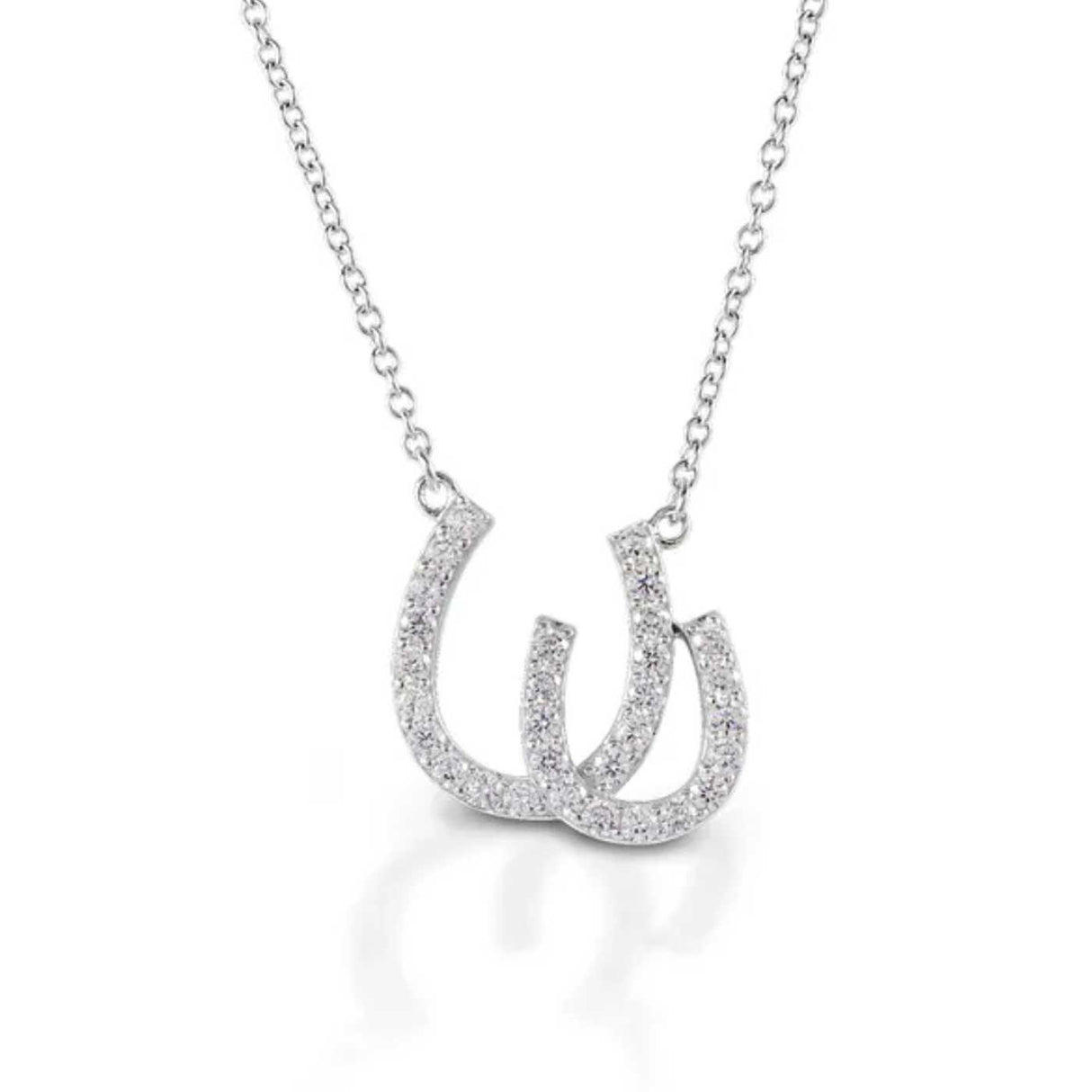 Kelly Herd Double Horseshoe Pendant