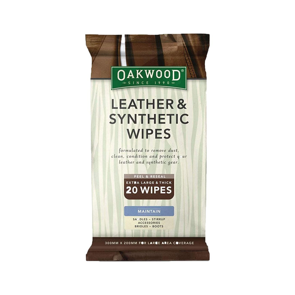 Libman Oakwood Leather & Synthetic Wipes