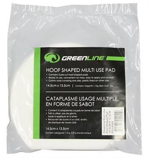 Greenline Multi Use Hoof Shaped Pad