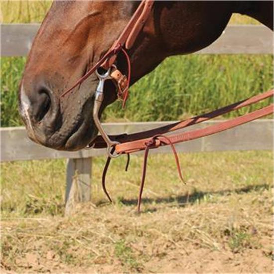 Copper Canyon Harness Leather Training Reins W/ Heavy End