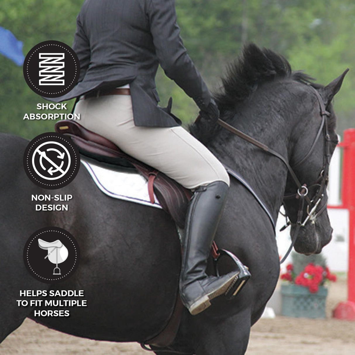 Shedrow Memory Foam Half Pad