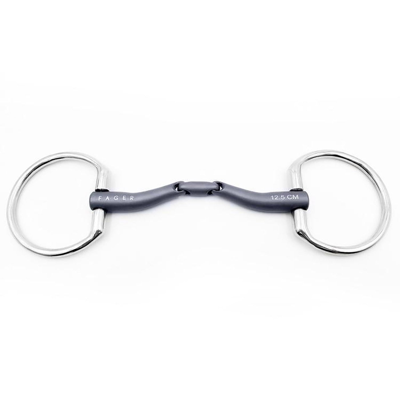 Fager Maria Titanium Low Port Double Jointed Eggbutt Bit