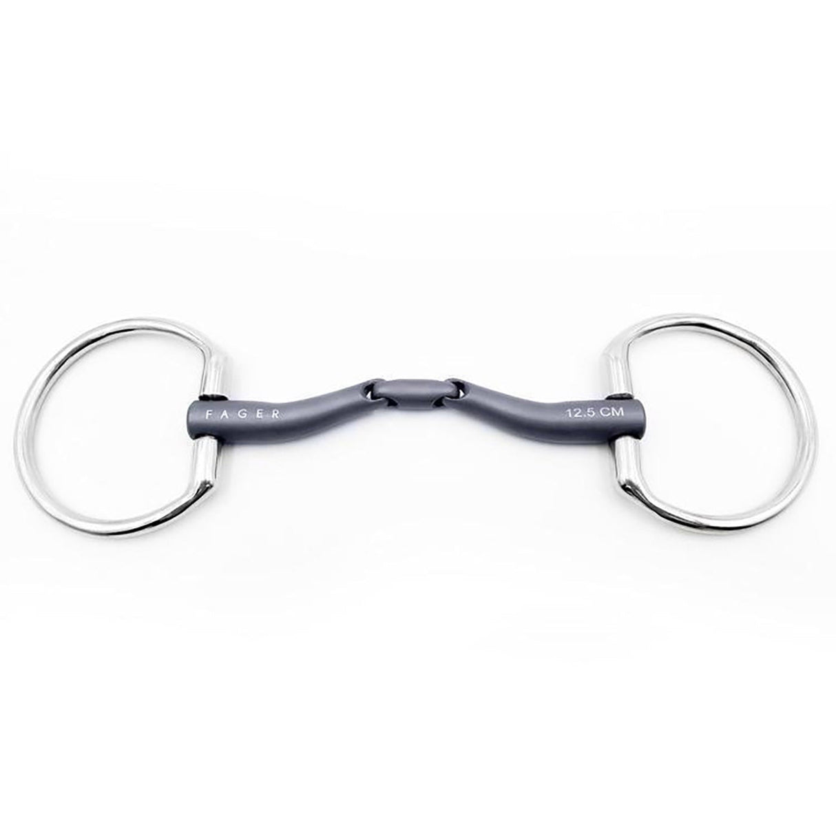 Fager Maria Titanium Low Port Double Jointed Eggbutt Bit