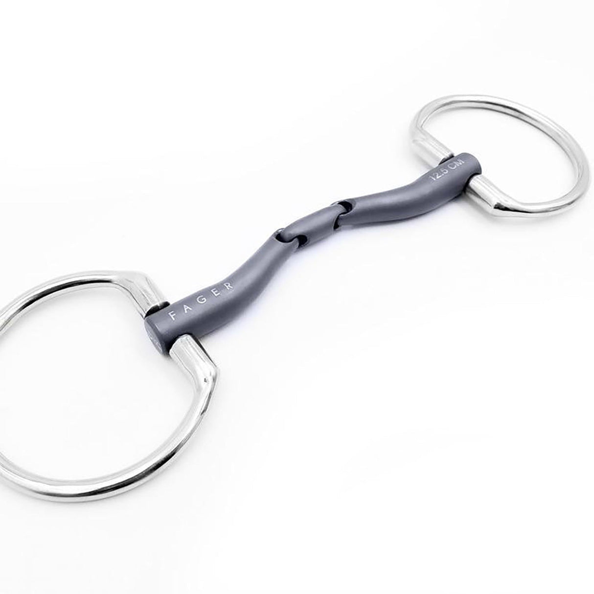 Fager Maria Titanium Low Port Double Jointed Eggbutt Bit