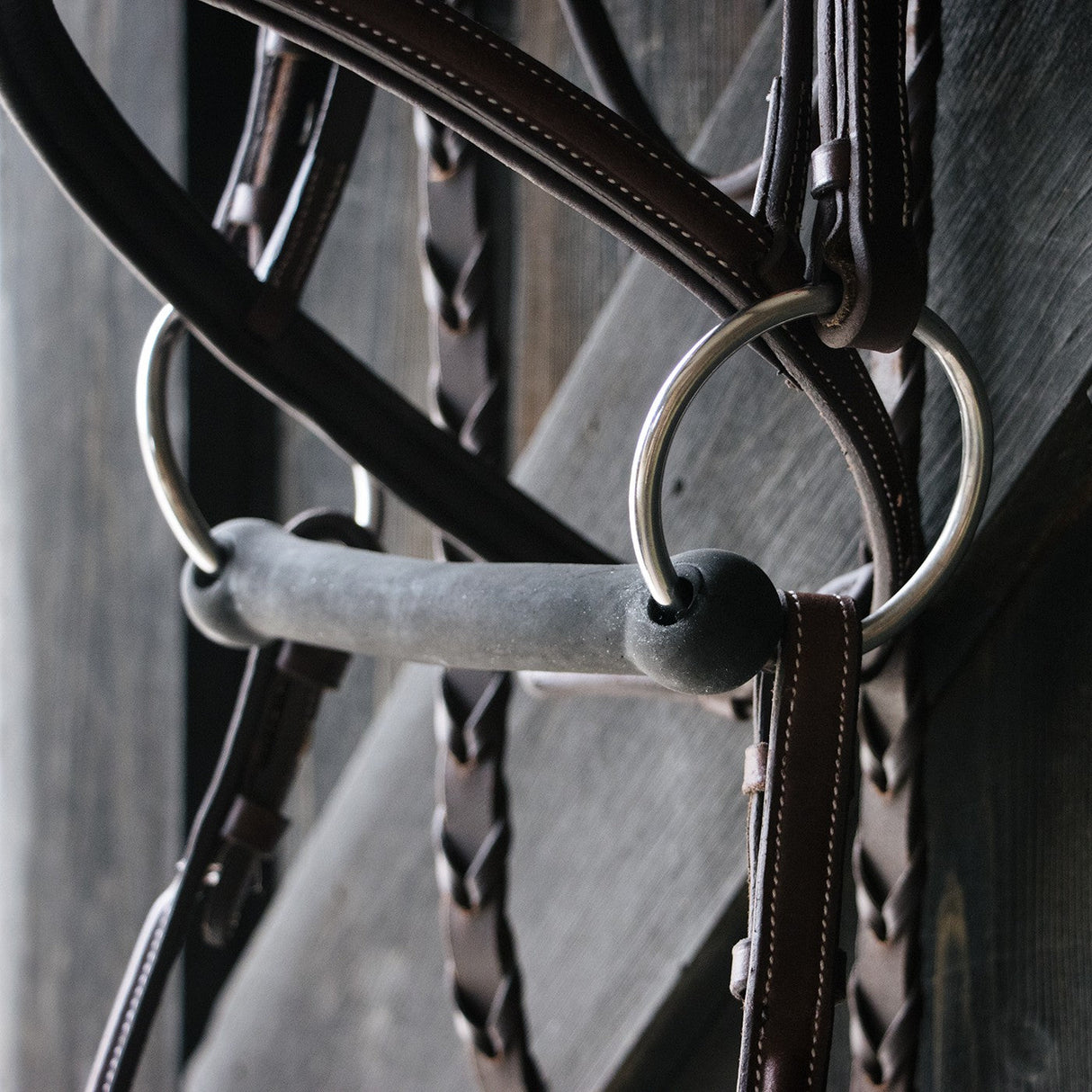 EvoEq Loose Ring Flexible Rubber Mullen Mouth Bit