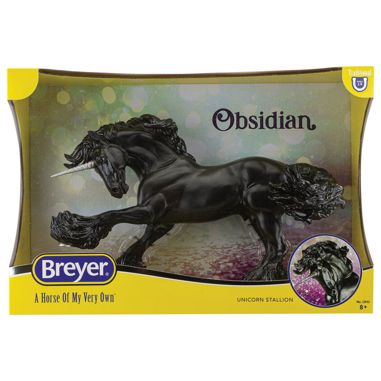Breyer Traditional Obsidian Unicorn Stallion
