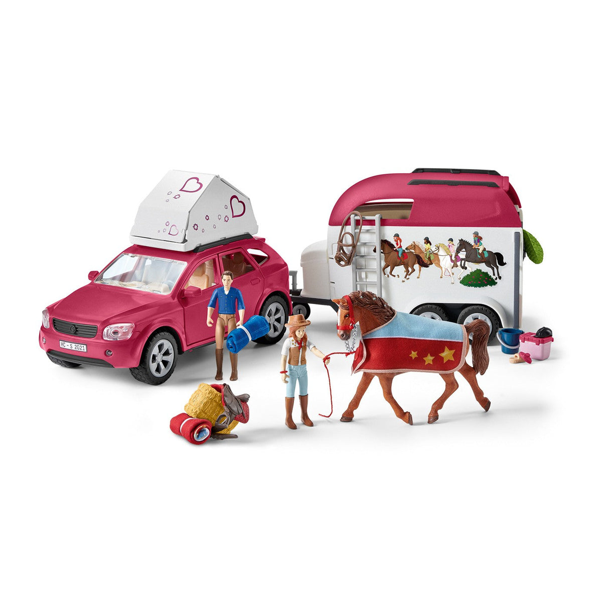 Schleich Horse Club Horse Adventures W/ Car & Trailer