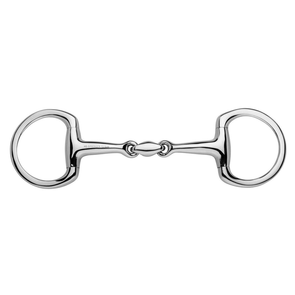 Sprenger Eggbutt Double Jointed Snaffle Bit - 0.6 in.