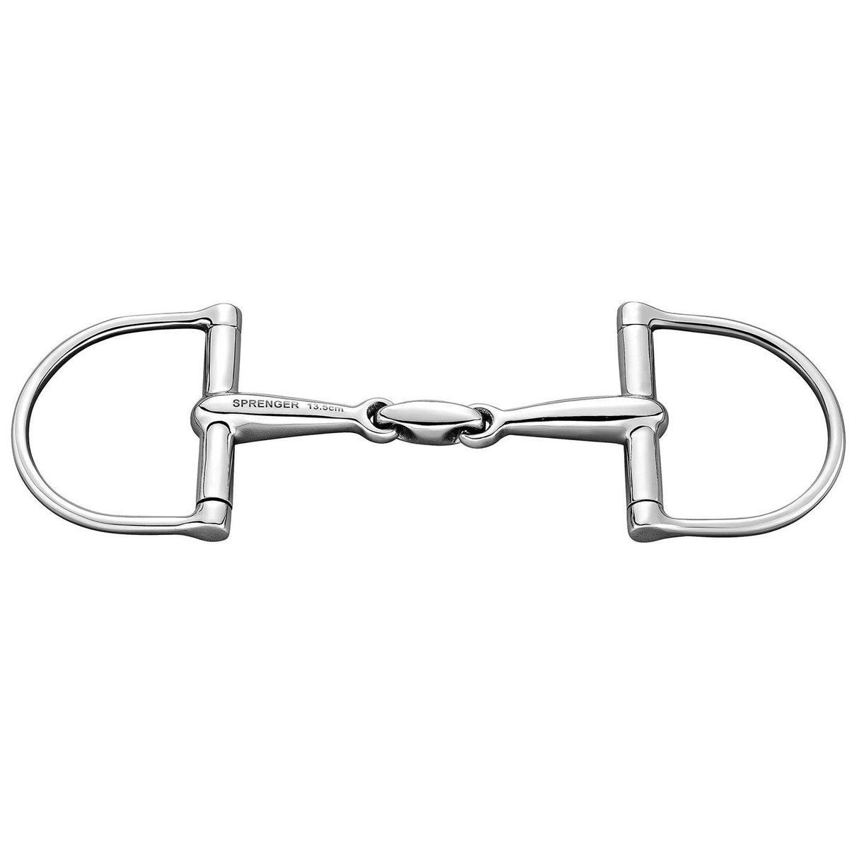 Sprenger D-Ring Double Jointed Snaffle Bit - 0.6 in.