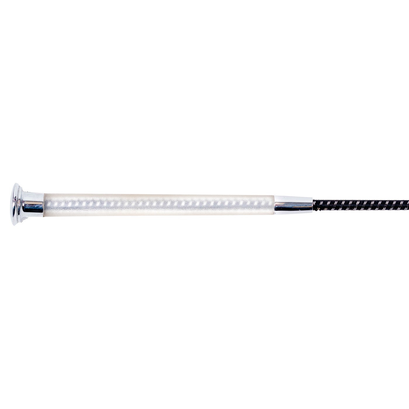 Supra Dressage Whip W/ Clear Rubber Handle - 44 in.