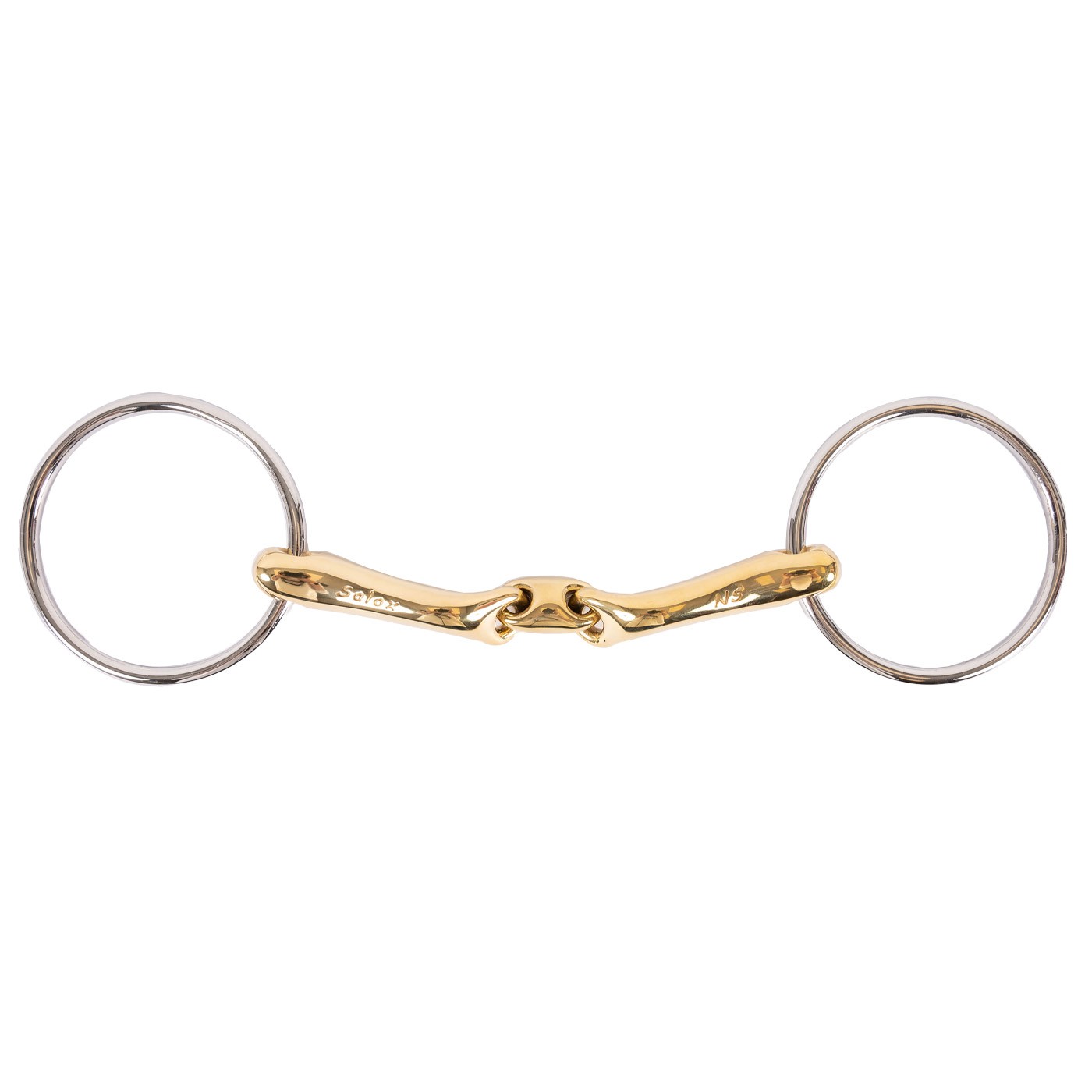 Neue Schule Loose Ring Verbindend Snaffle Bit - 0.6 in.