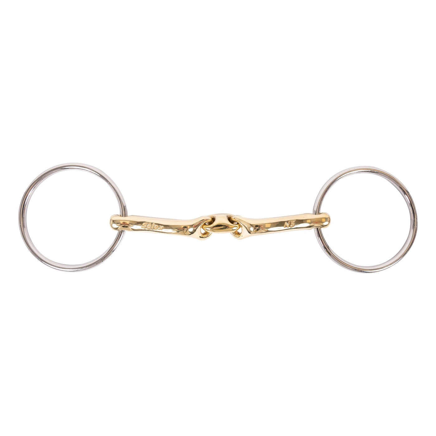 Neue Schule Loose Ring Verbindend Snaffle Bit - 0.47 in.