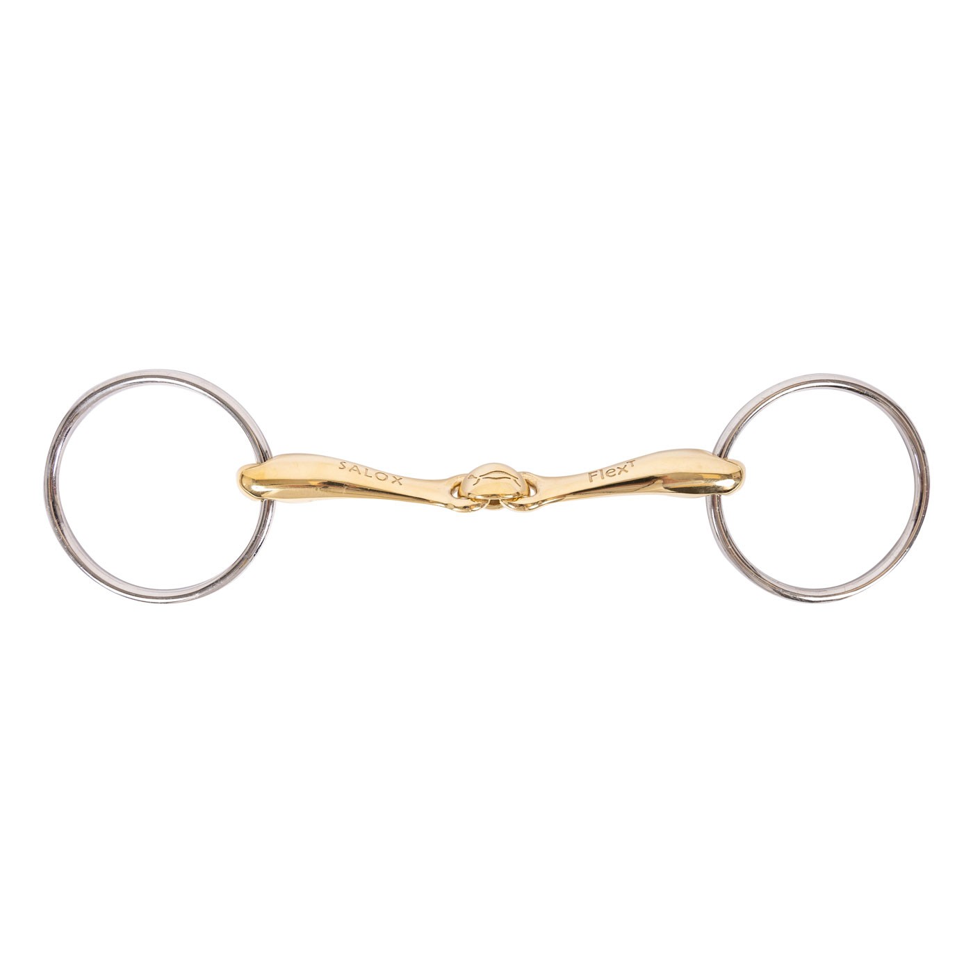 Neue Schule Loose Ring Turtle Tactio Flex Snaffle Bit - 0.6 in.