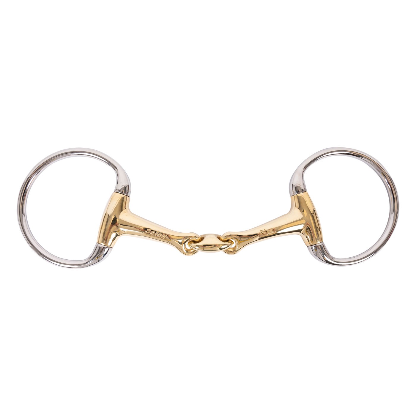 Neue Schule Eggbutt Tranz Lozenge Snaffle Bit - 0.6 in.