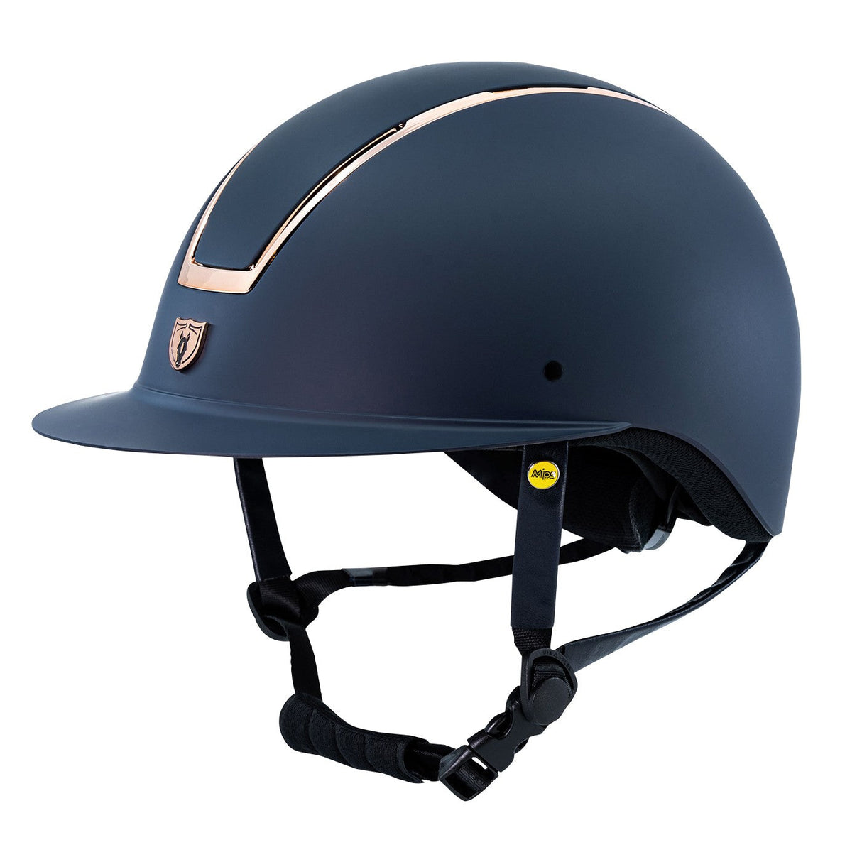 Tipperary Windsor Wide Brim MIPS Helmet - Rose Gold Trim