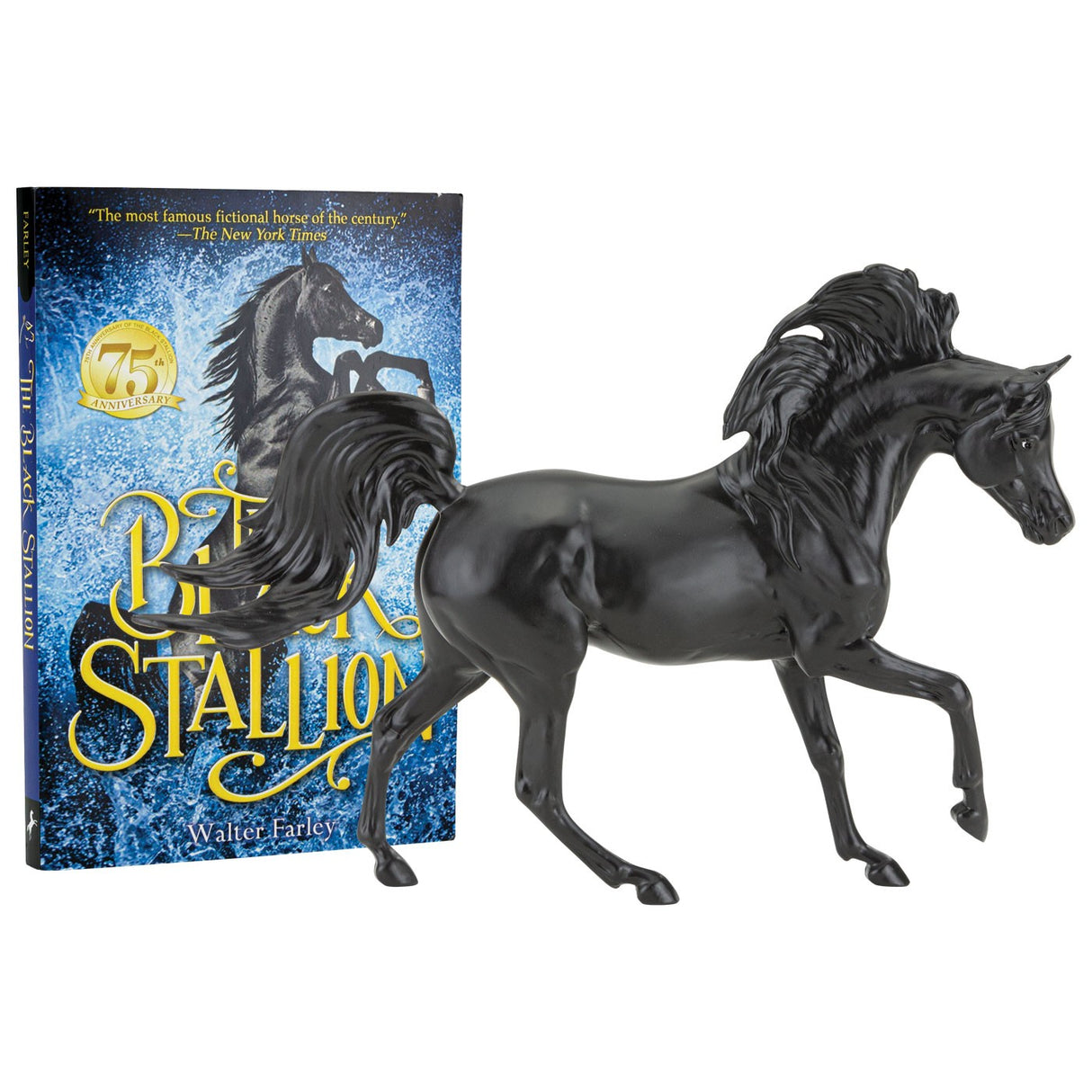 Breyer Freedom Black Stallion Horse & Book Set