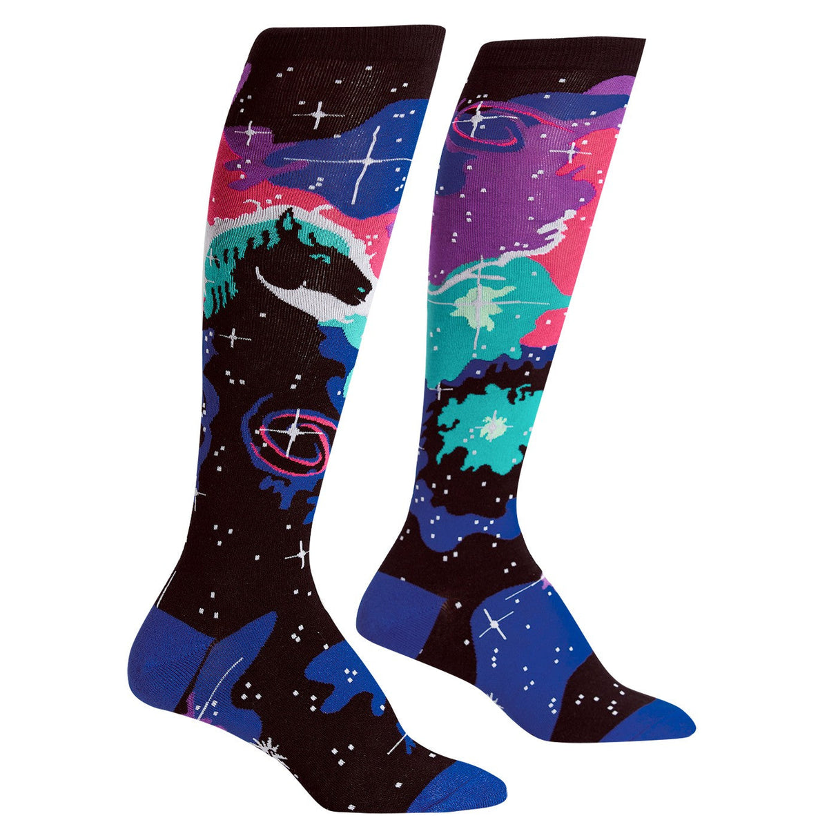 Four White Socks x Sock It To Me Horsehead Nebula Knee High Socks - Kids'