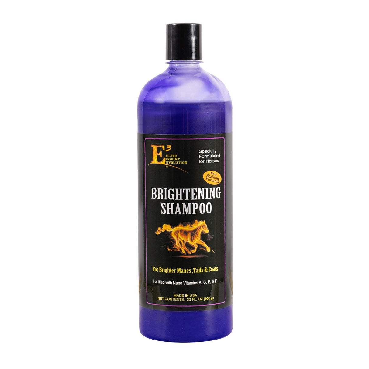 E3 Elite Equine Brightening Shampoo 32 oz.