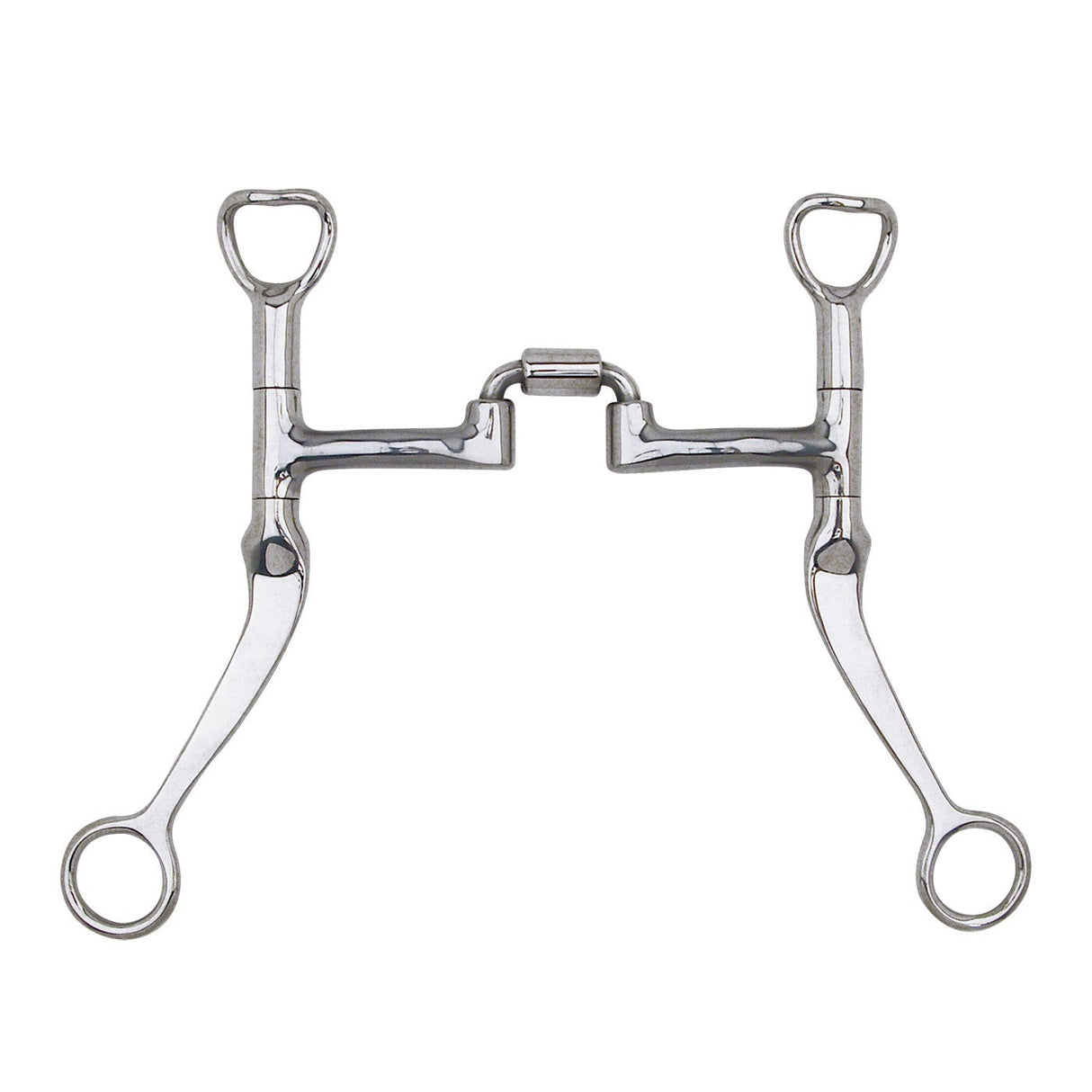 Myler Flat Shank Bit W/ Correctional Low Port - Level 2-3