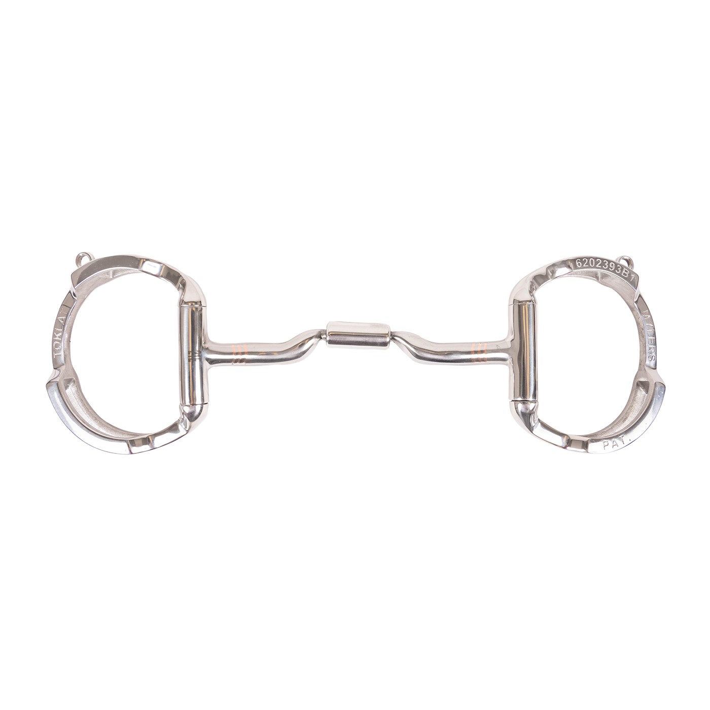 Myler Eggbutt Low Port Bit W/ Hooks - Level 2