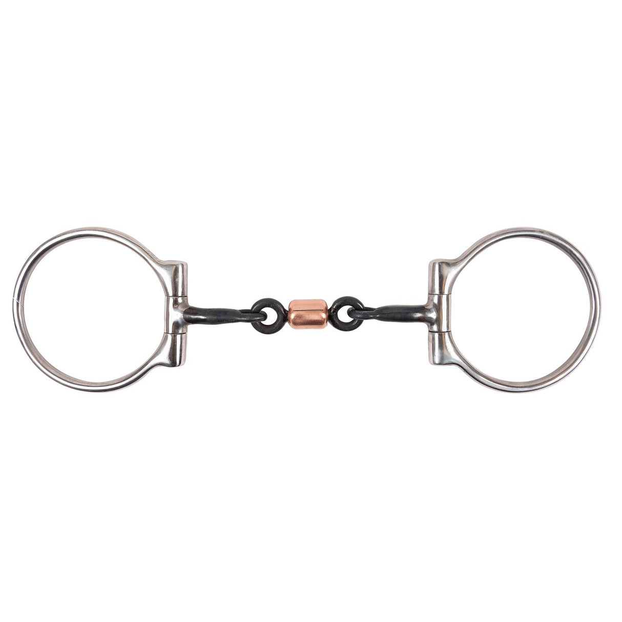 Antique Offset Dee Ring Bit W/ Copper Roller