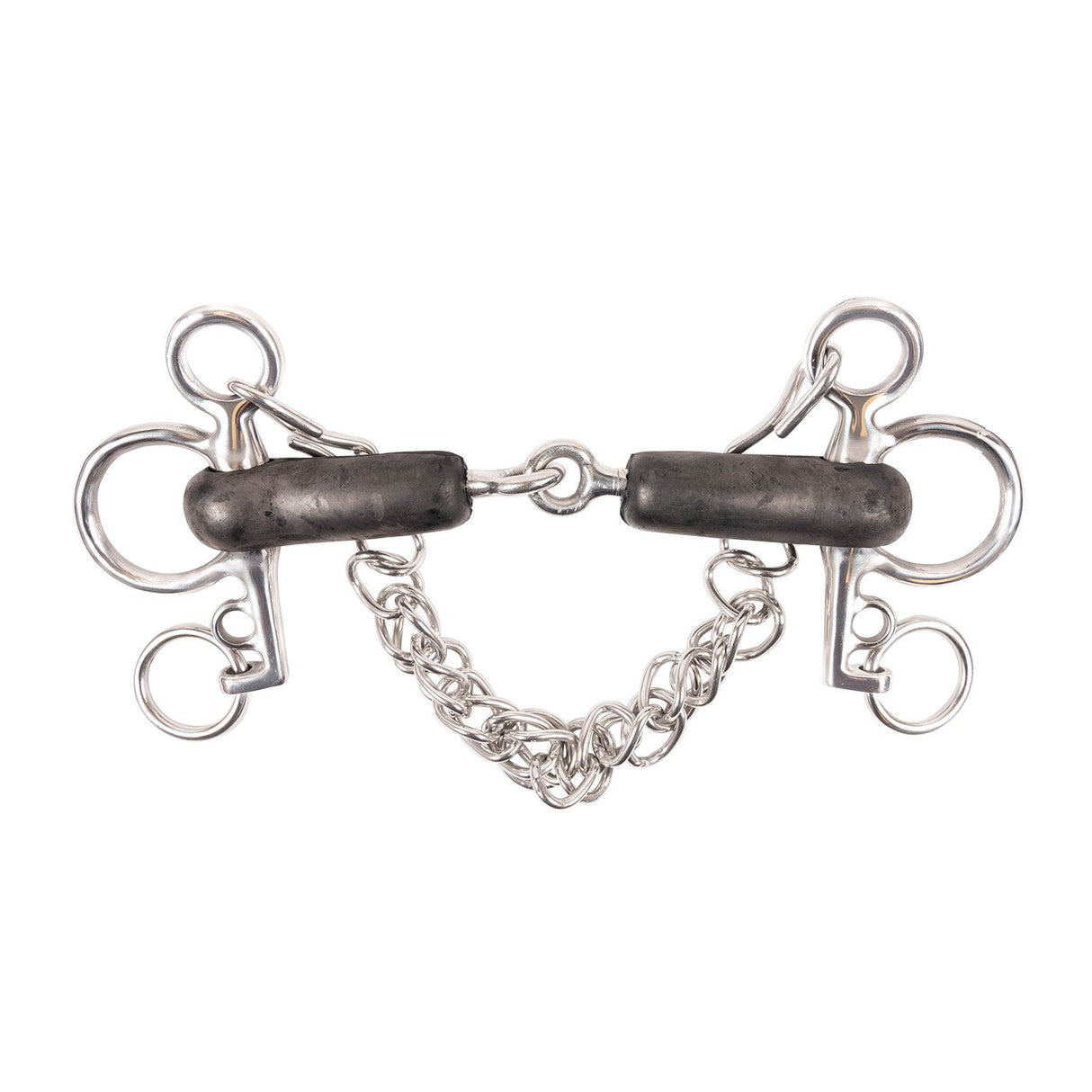 Metalab Tom Thumb Jointed Rubber Pelham Bit