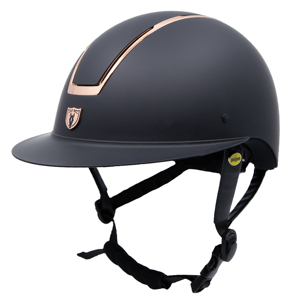 Tipperary Windsor Wide Brim MIPS Helmet - Rose Gold Trim