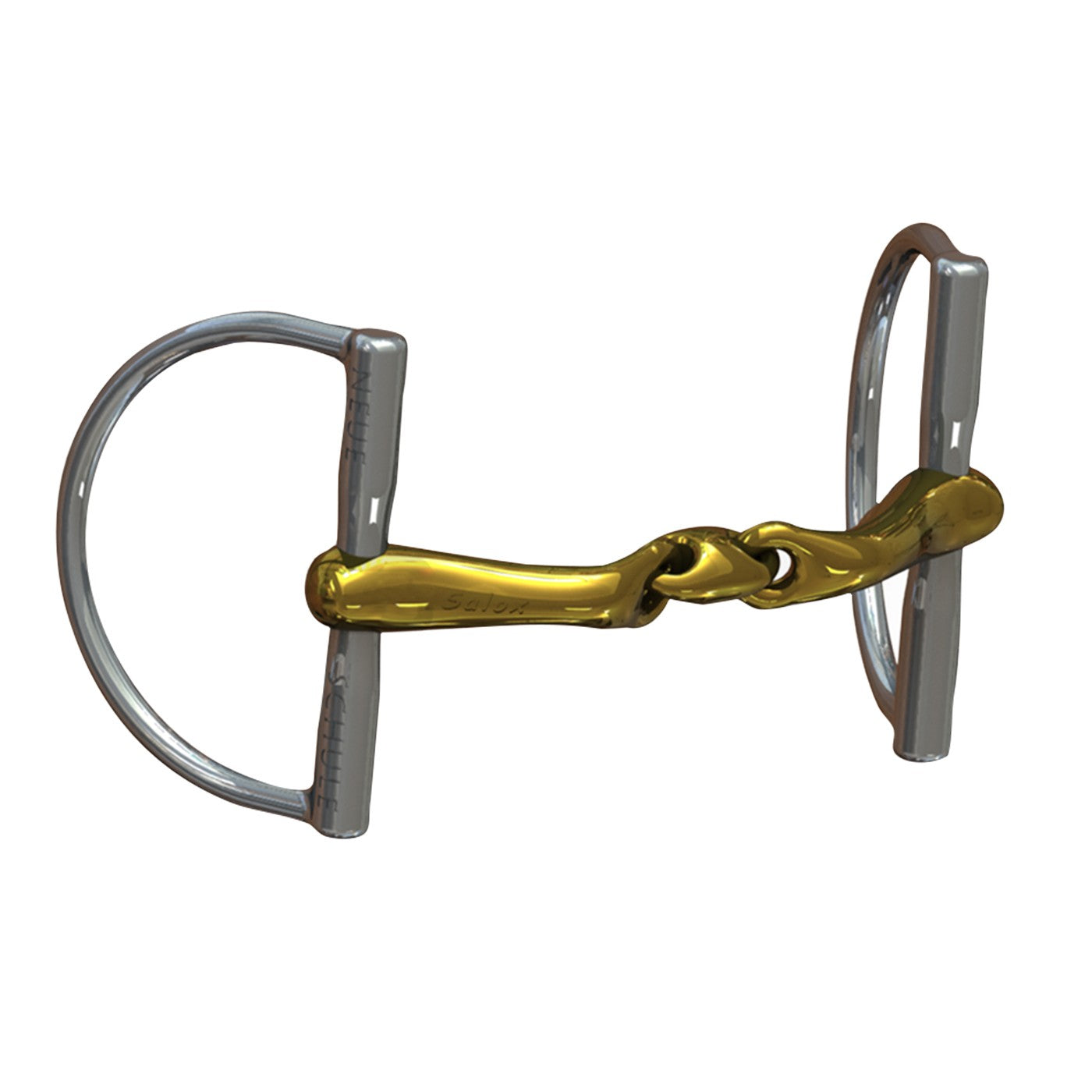 Neue Schule Hunter Dee Verbindend Snaffle Bit - 0.6 in.