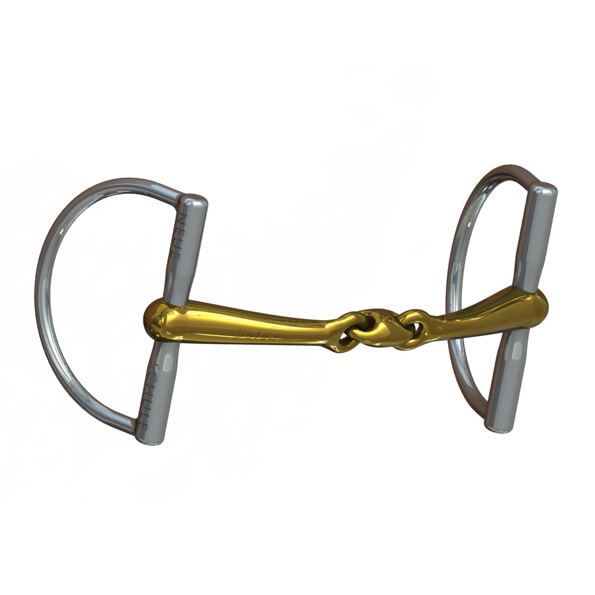Neue Schule Hunter Dee Tranz Lozenge Snaffle Bit - 0.6 in.