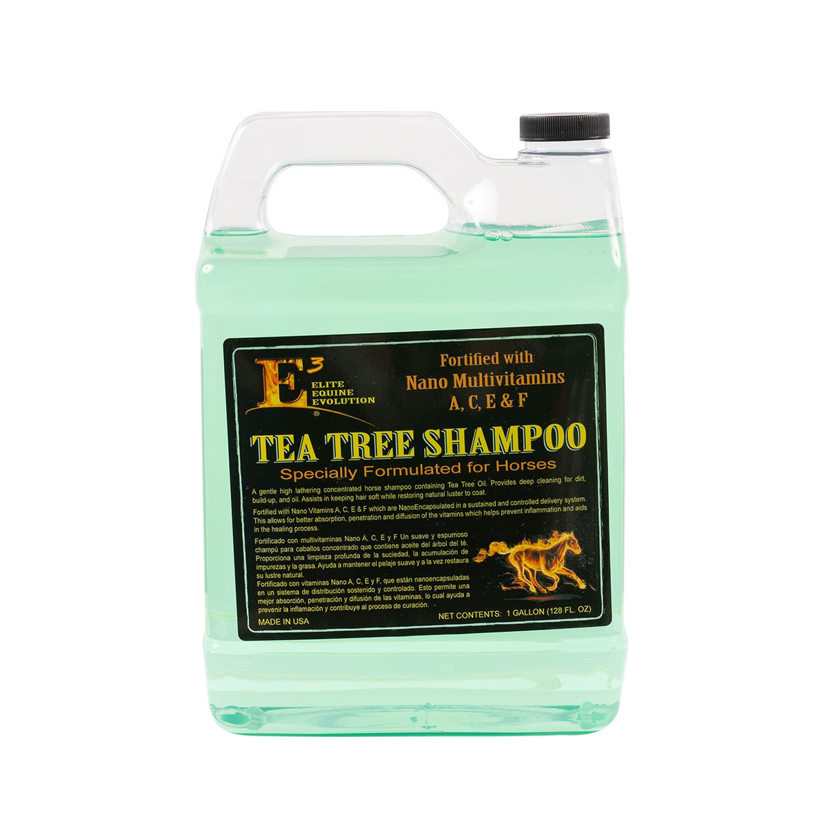 E3 Elite Equine Tea Tree Shampoo Gallon