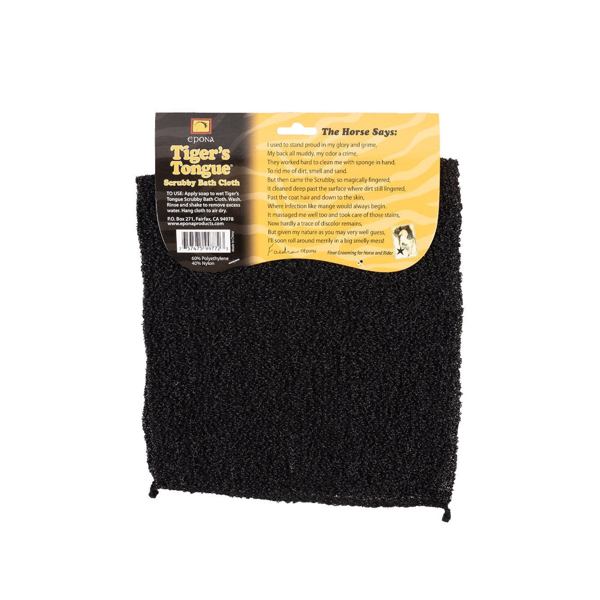 Epona Tiger's Tongue Scrubby Bath Cloth