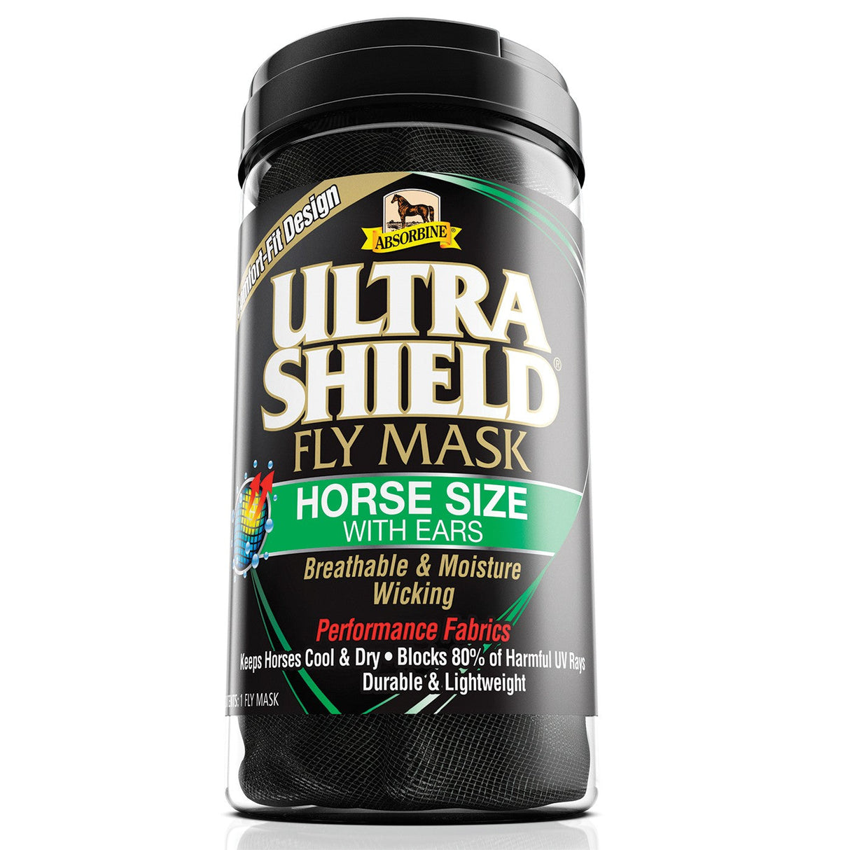 Absorbine UltraShield Fly Mask W/ Ears