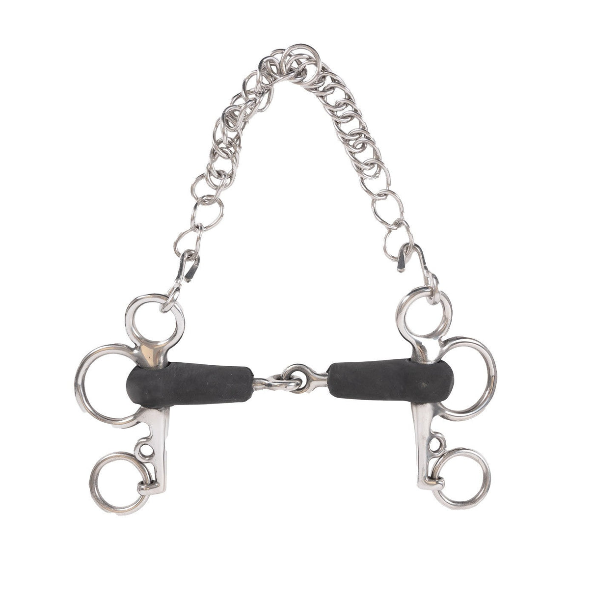 EvoEq Tom Thumb Jointed Rubber Pelham Bit