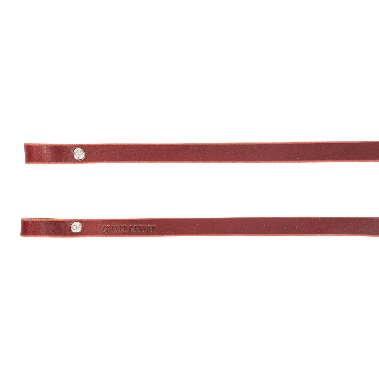 Copper Canyon Latigo Split Reins W/ Chicago Screws
