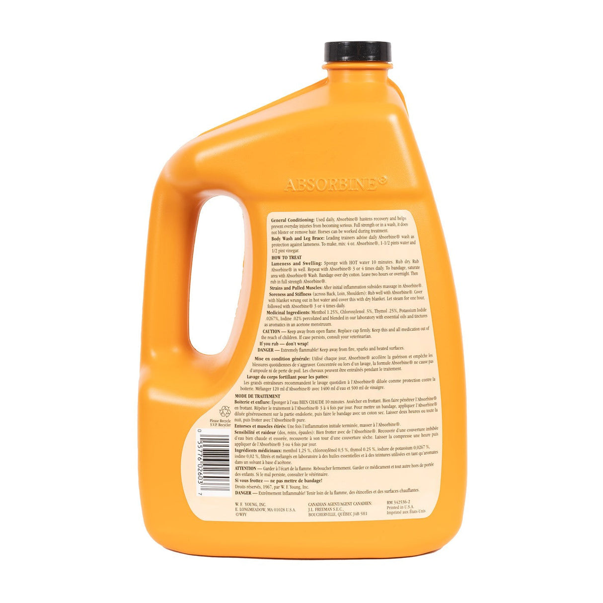 Absorbine Veterinary Liniment Gallon