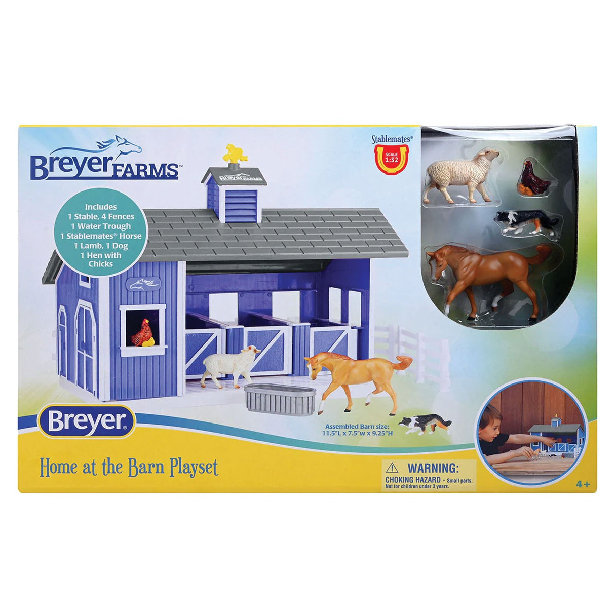 Breyer Farms Home At The Barn Playset