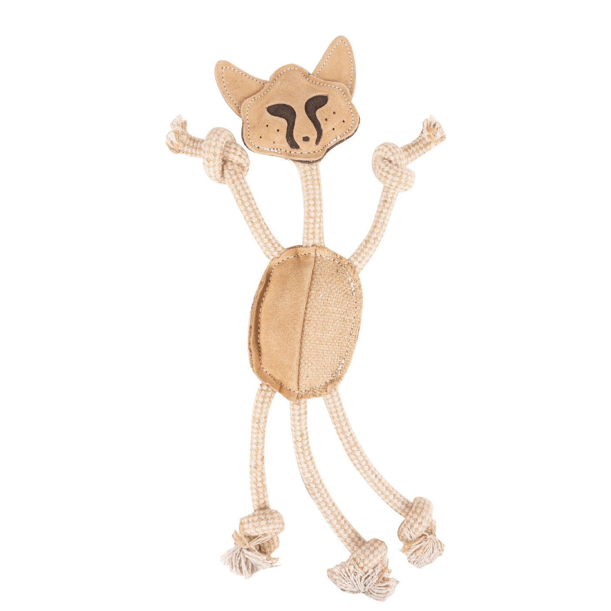 Shedrow K9 Jute & Rope Fox Dog Toy