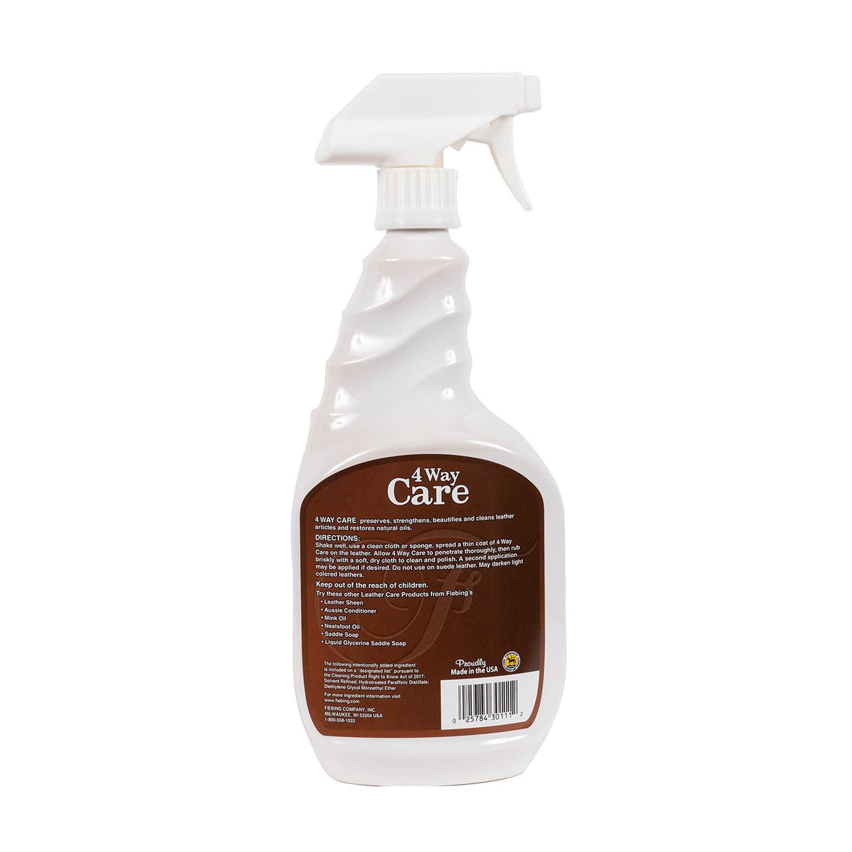 Fiebing's 4-Way Care Leather Conditioner W/ Sprayer 32 oz.