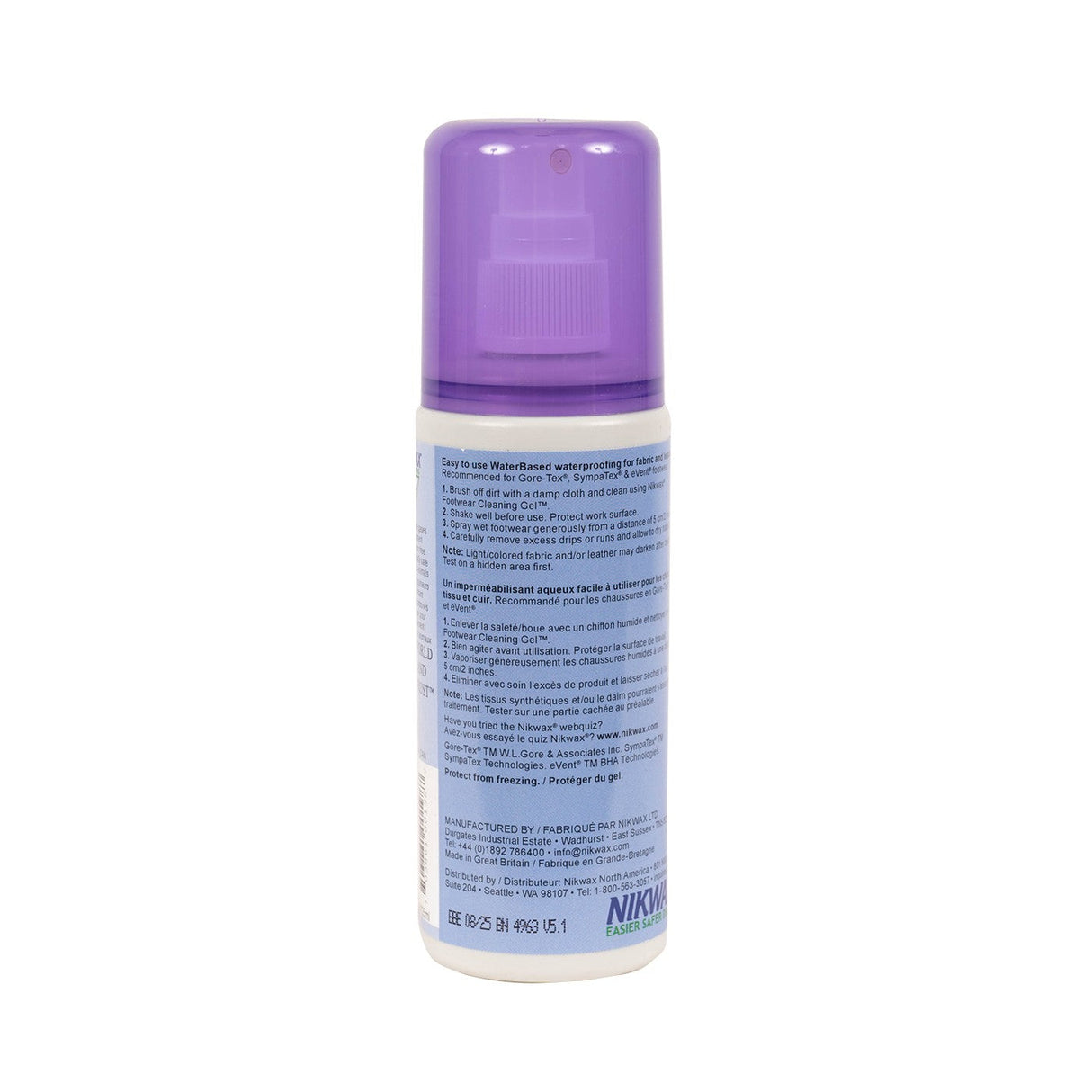Nikwax Fabric & Leather Proof Spray 4.2 oz.