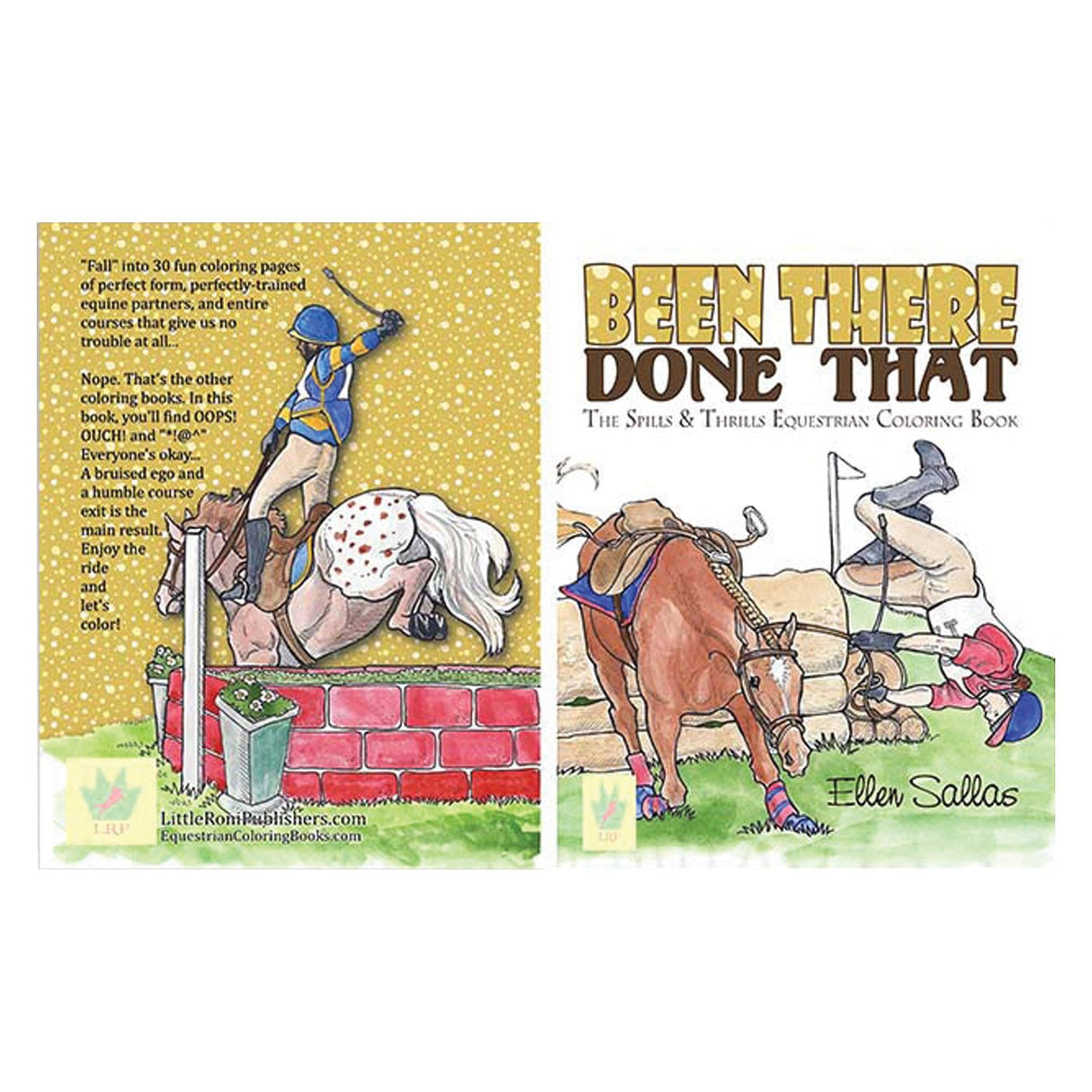 Kelley & Co. Been There Done That The Spills & Thrills Equestrian Coloring Book