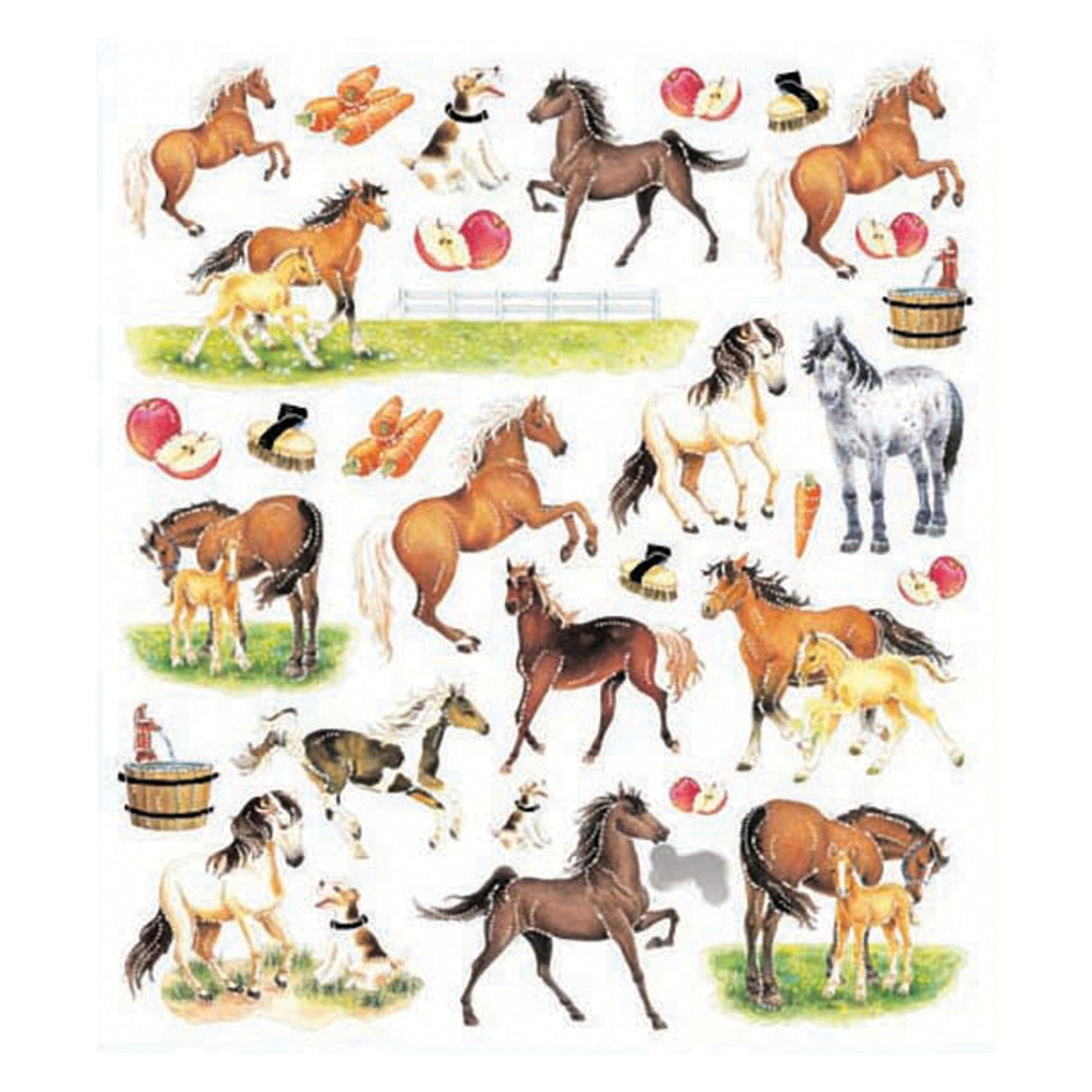 Kelley & Co. Horses & Apples Stickers
