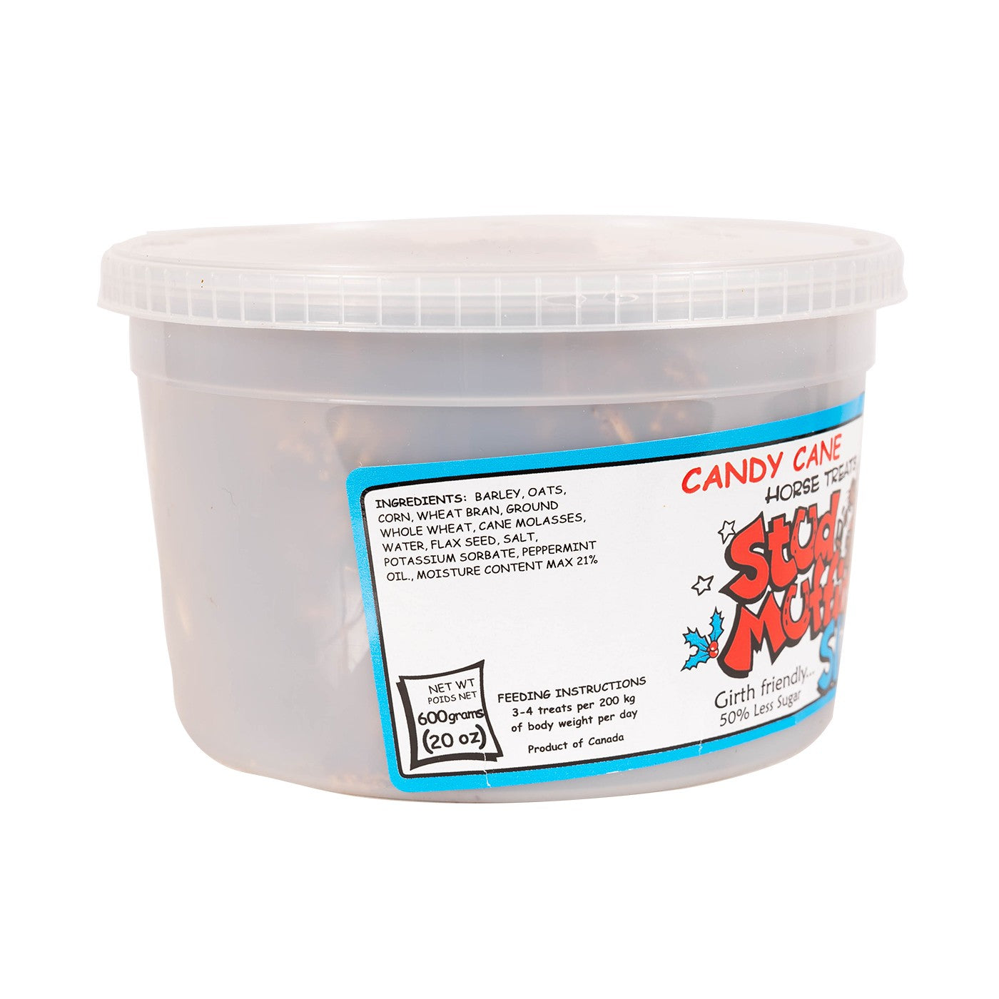 Stud Muffins Slims Candy Cane Flavor Horse Treats 20 oz.