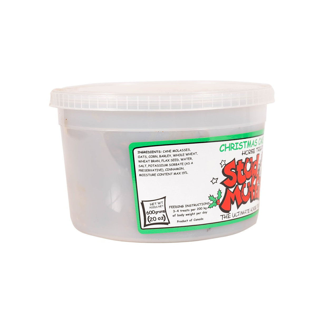 Stud Muffins Christmas Cake Flavor Horse Treats 20 oz.