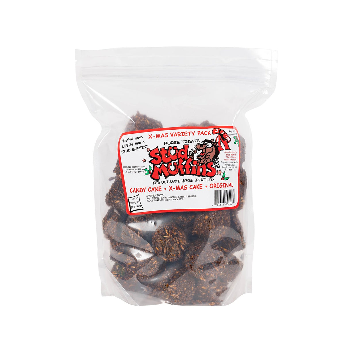 Stud Muffins Christmas Variety Pack Horse Treats 45 oz.