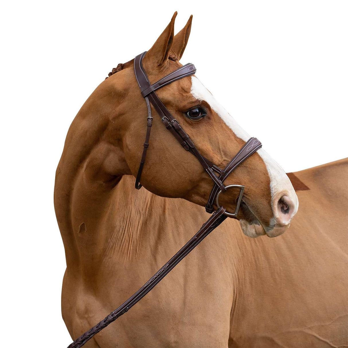 Mondega Vienna Fancy Stitch Hunter Bridle
