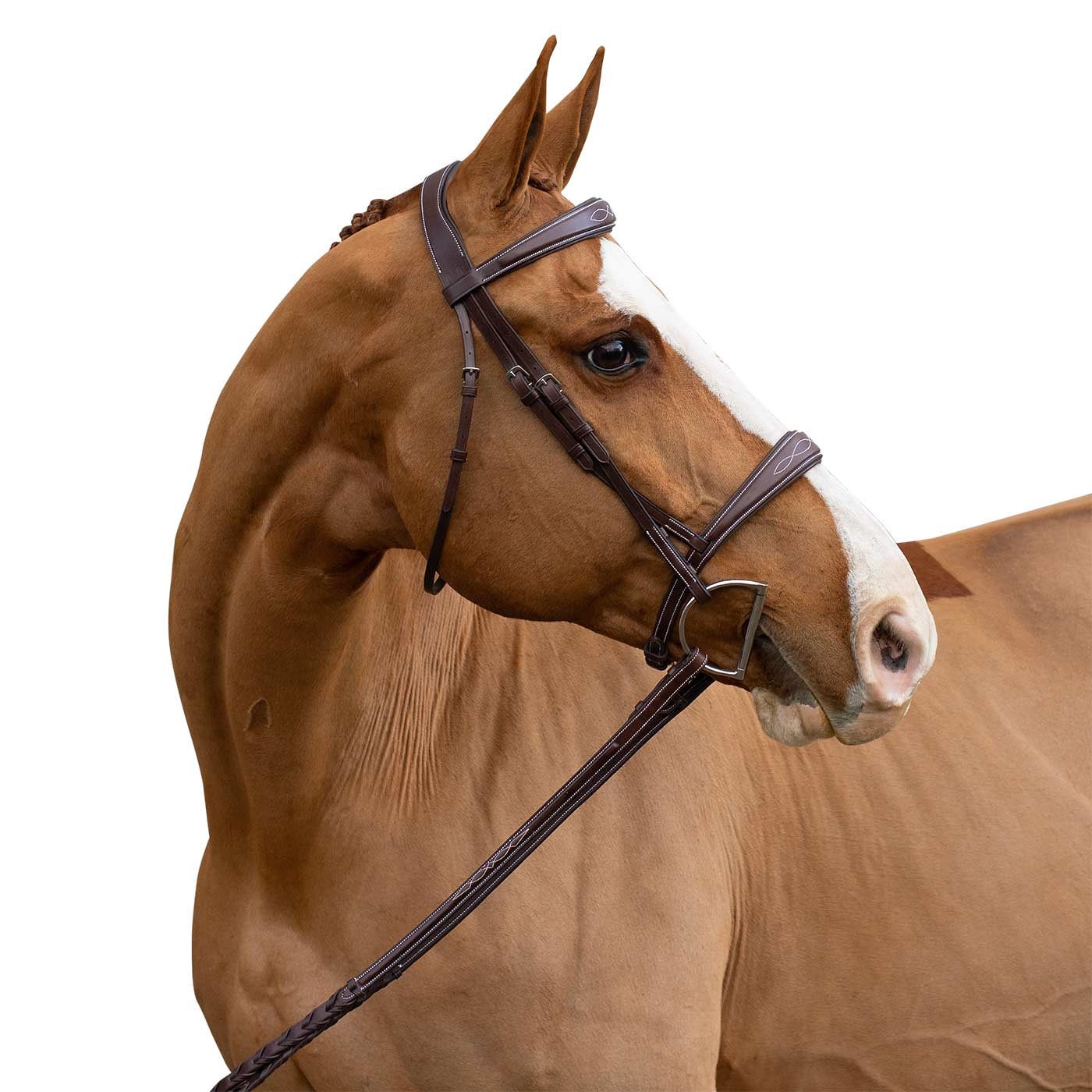 Mondega Vienna Fancy Stitch Hunter Bridle